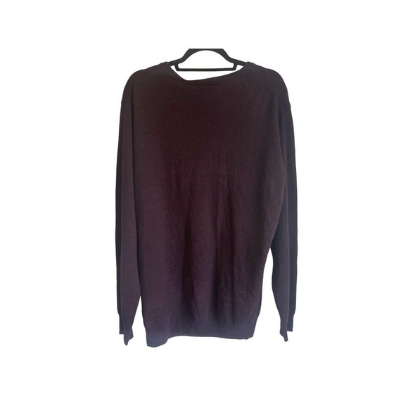 New Rodd & Gunn Queenstown Cashmere & Wool Sweater Claret Men's Size 2XL - Picture 6 of 10